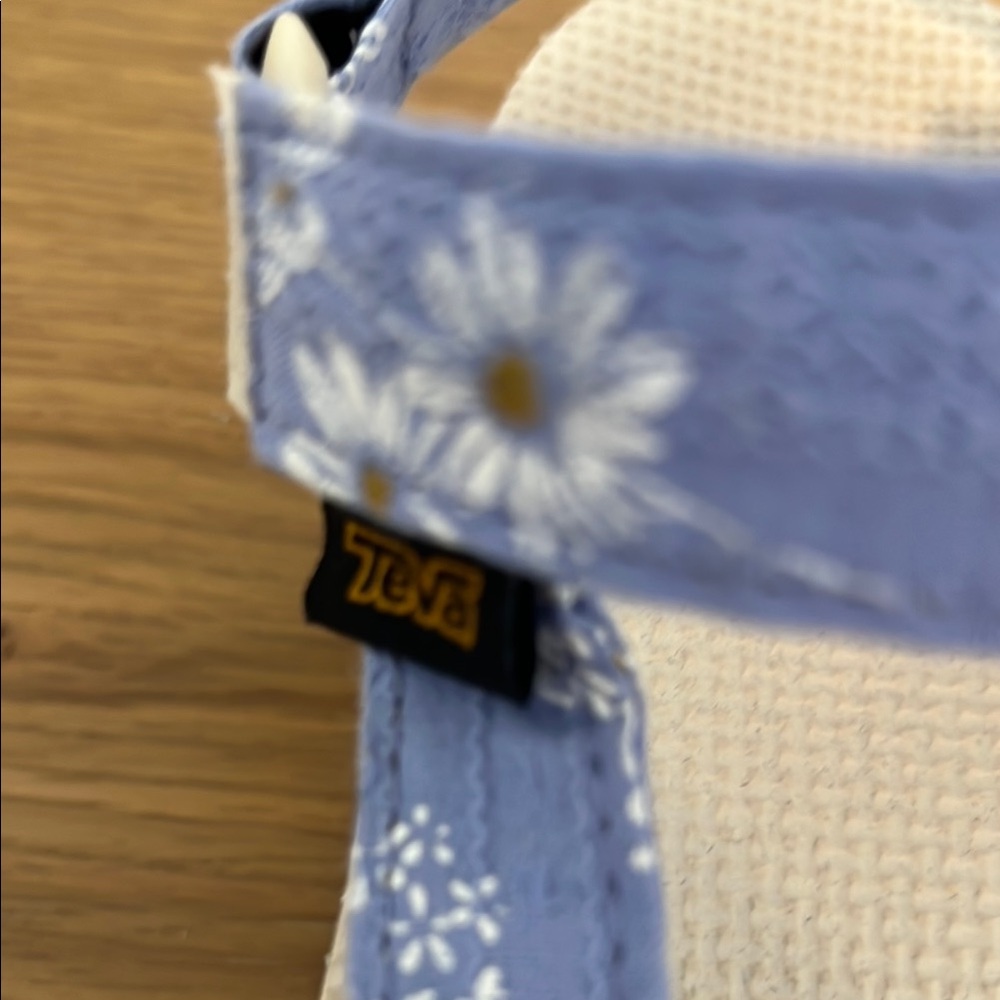 Teva Blue Floral Women's Sandals - Picture 2 of 5